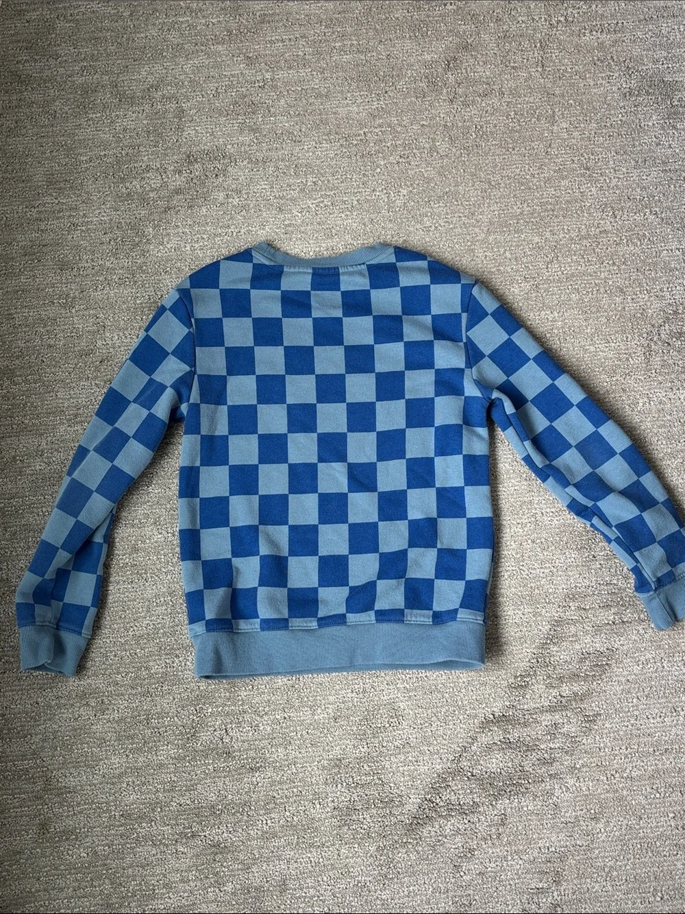 Cat & Jack Blue Checkerboard Sweatshirt